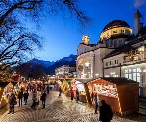 The traditional Christmas market at Merano