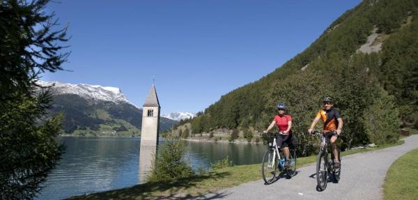 Fahrradtour vom Reschenpass bis Verona 